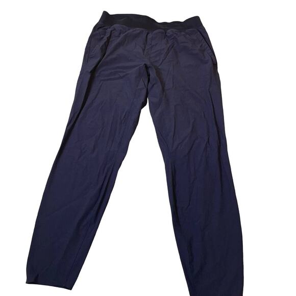 Lululemon men’s jogger pants pull on black nylon elastic waist pockets SZ XL - Picture 2 of 9